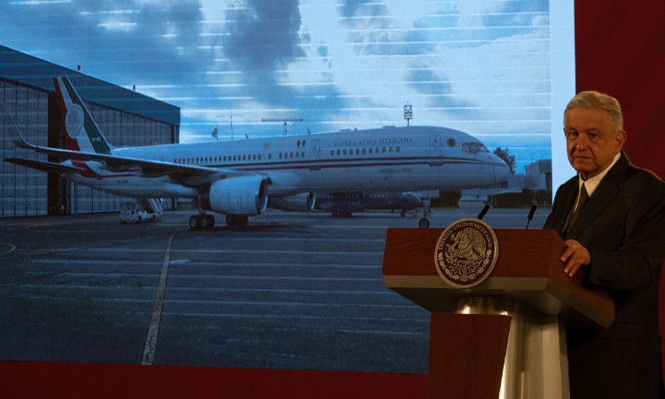 Foto: Cortesía Avión 'Benito Juárez', anterior al TP-01, está en el hangar presidencial: AMLO