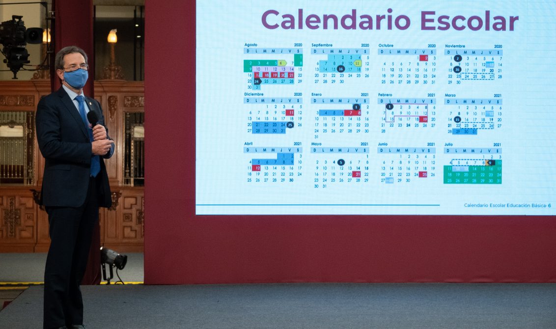 SEP publica calendario 2020-2021 para estudiantes y maestros