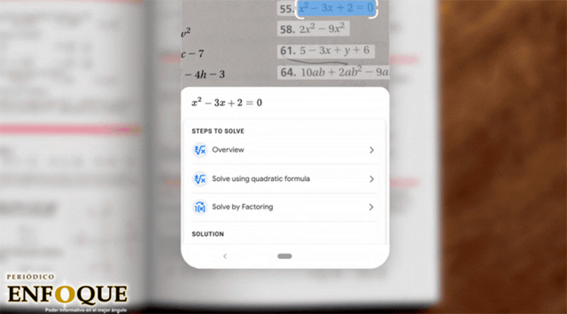 Foto: Cortesía Cómo resolver ecuaciones con tu smartphone en 3 sencillos