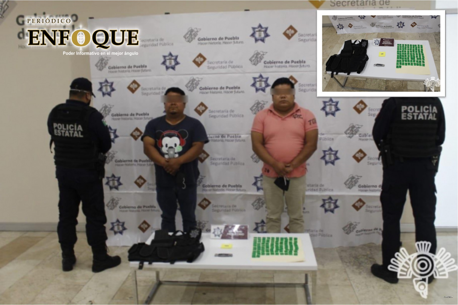 Foto: Cortesía Policía Estatal detiene en Acajete a líder de grupo delictivo que operaba en la región de Tepeaca