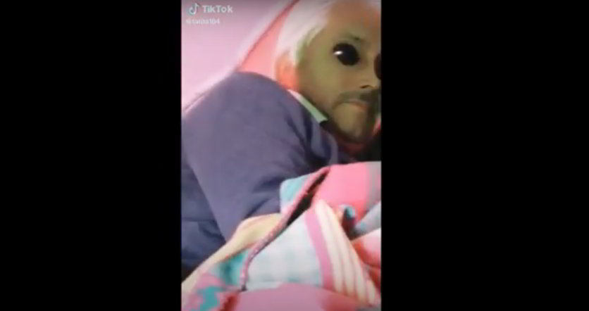Foto: Cortesía Niña muestra en redes sociales los abusos sexuales de su abuelo contra su hermanita (Video)