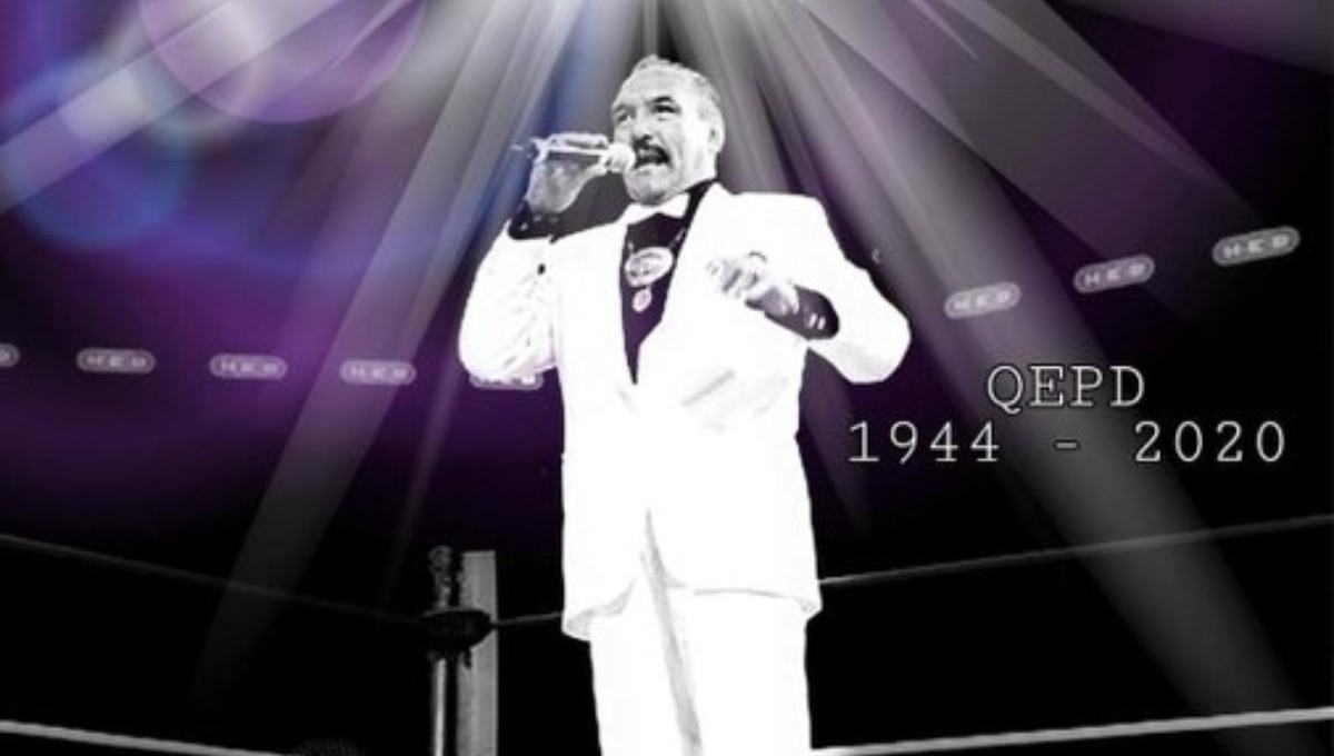 Foto: Cortesía Muere “El Mucha Crema” Gaitán reconocido anunciador de la Lucha Libre