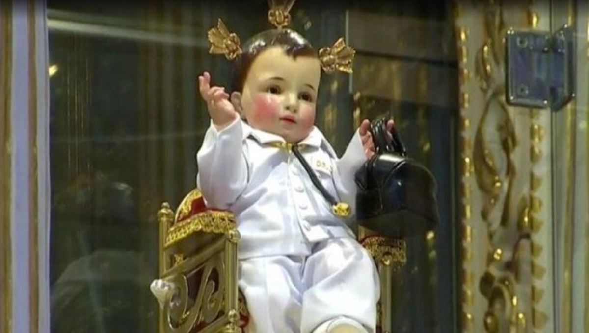 Foto: Cortesía Mexicanos que temen a COVID-19 se encomiendan al Santo Niño Doctor de Tepeaca