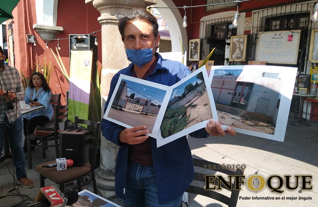 Foto: Omar Sánchez Acusa José Juan que cierre de rastro de Cholula, genera un foco de infección