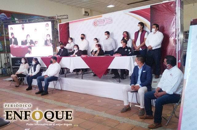 Foto: Omar Sánchez Responsabiliza Karina Pérez al PAN de cualquier acto de violencia contra funcionarios de San Andrés Cholula