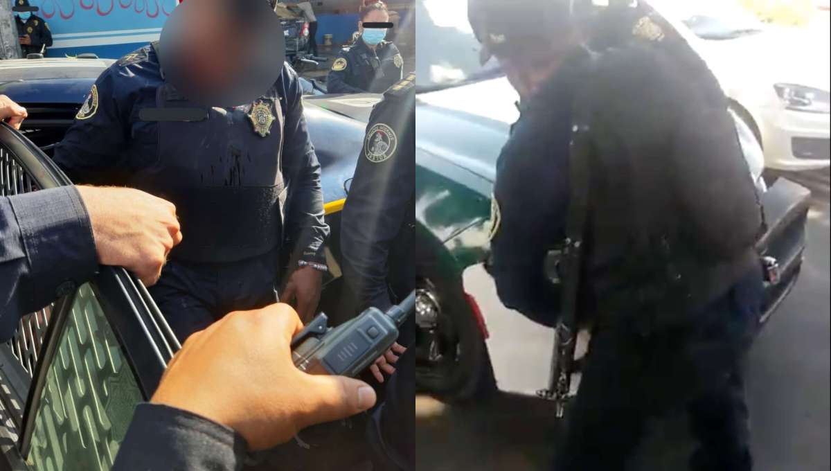 Foto: Cortesía “Traes el tiro arriba, pareja”: Filtran video del momento en que policía recibe balazo en un ojo