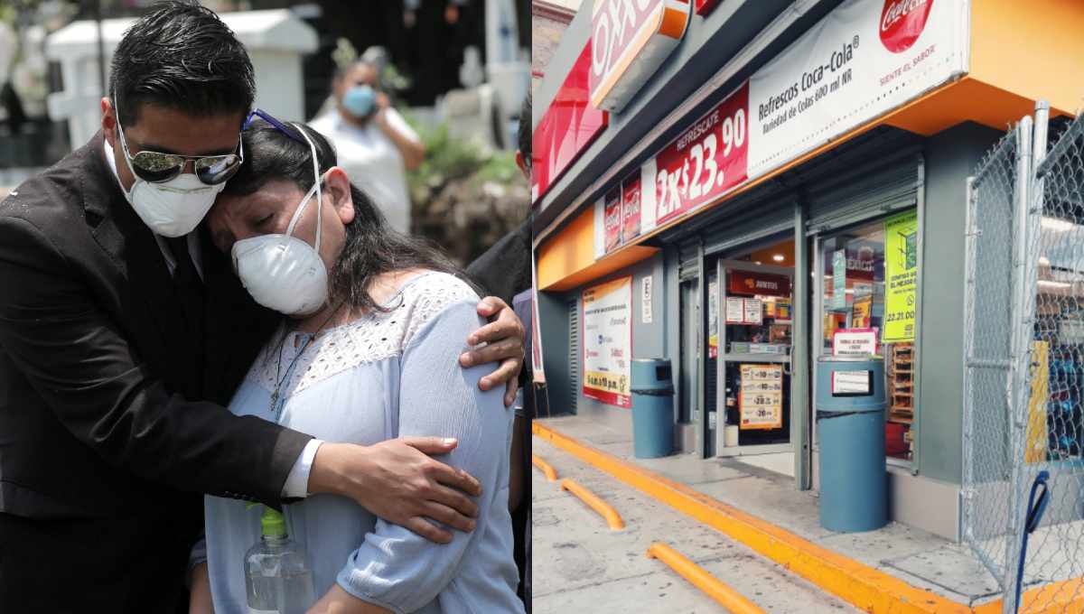 Escupen a mujer en un OXXO por pedirle a la cajera que use cubrebocas