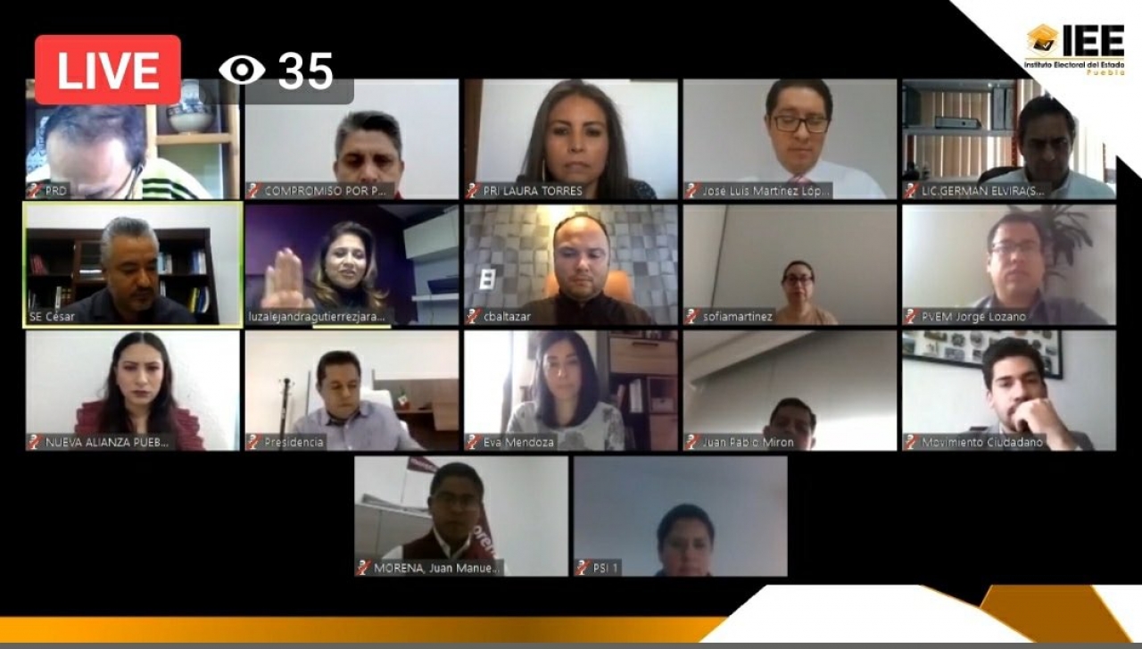 Foto: Cortesía IEE aprueba presupuesto de 975 mdp para elecciones del 2021