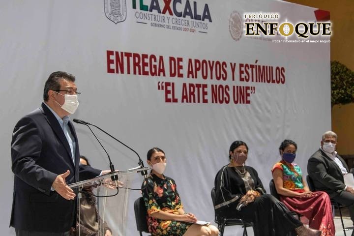 Foto: Cortesía Artistas tlaxcaltecas reciben incentivo económico