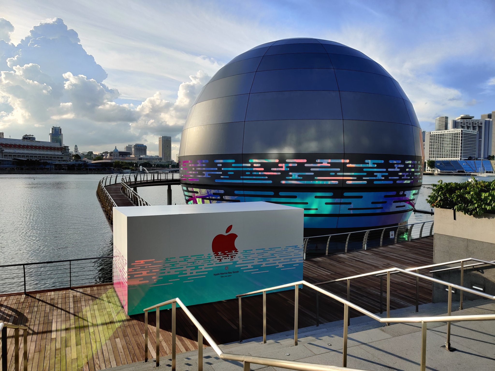 Foto: Cortesía Apple abrirá su primera tienda 'flotante' en el mundo: será una bella esfera brillante