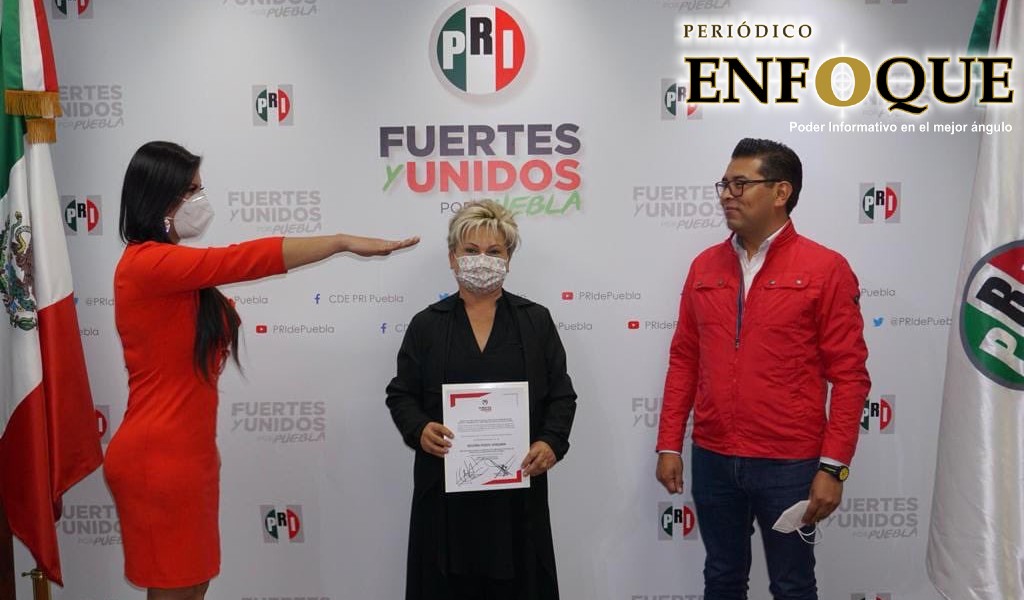 Foto: Cortesía El PRI Puebla presenta a sus nuevos elementos para afrontar el 2021.