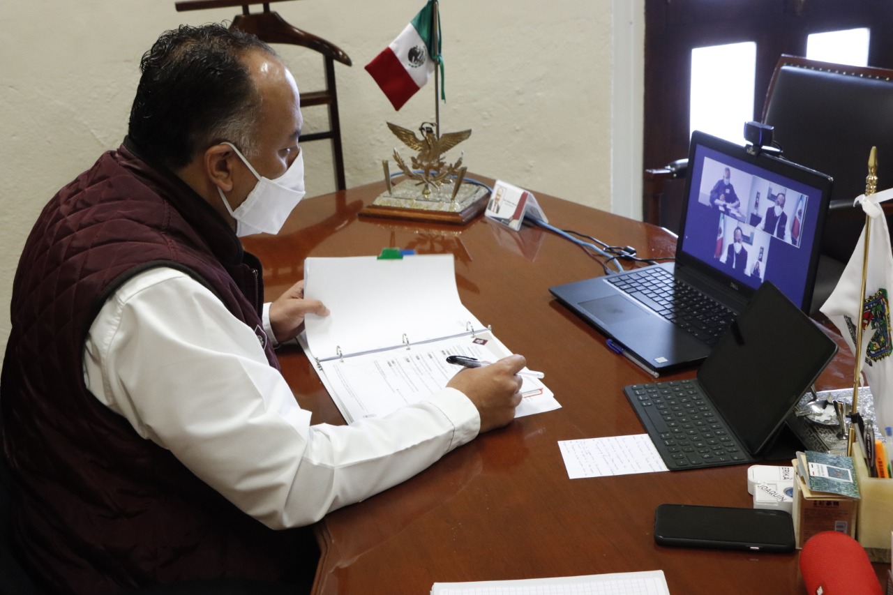 Foto: Cortesía Revisa SEGOB medidas de prevención por COVID-19 en todo el estado