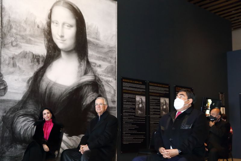 Preside MBH inauguración de la exposición "Leonardo Da Vinci 500 Años De Genialidad"