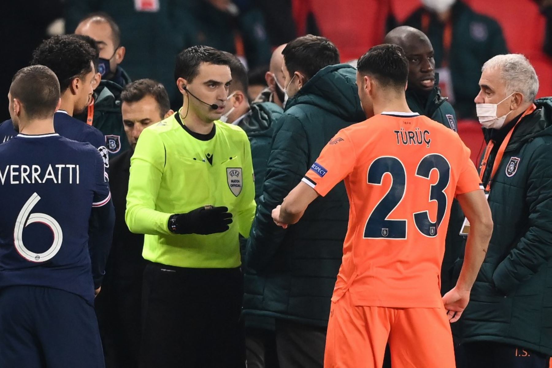 Foto: Cortesía ¿Qué pasó en París? Se detiene partido PSG-Basaksehir tras supuesto insulto racista de árbitro