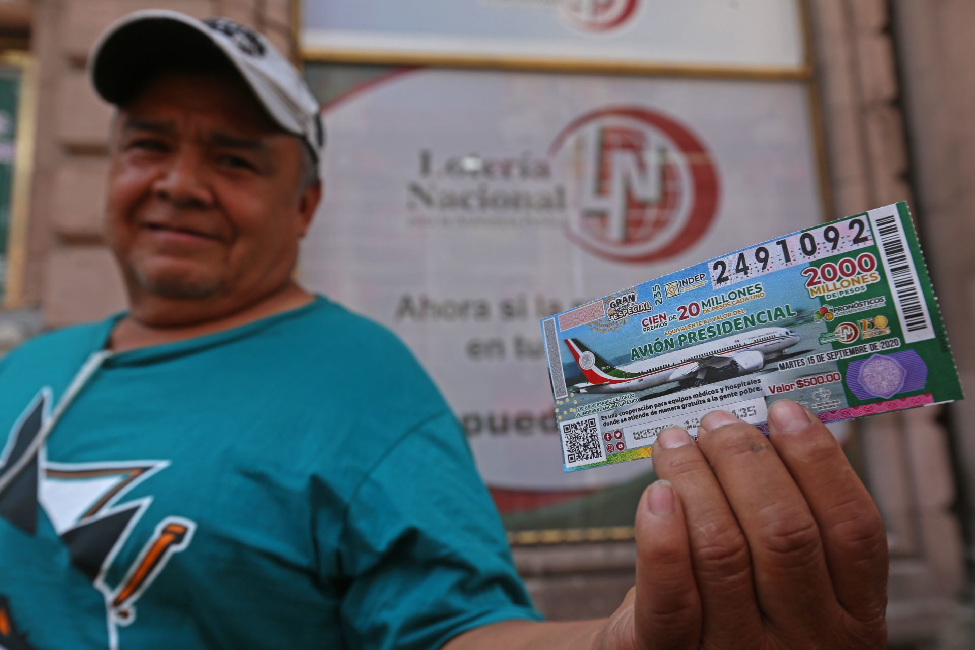 Foto: Cortesía Rifa del avión presidencial recauda 1,823 millones de pesos: Lotería Nacional