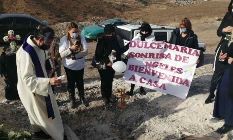 Foto: Cortesía Dulce María fue hallada en una hielera e iba a una fosa común; mujeres le dan nombre y sepultura