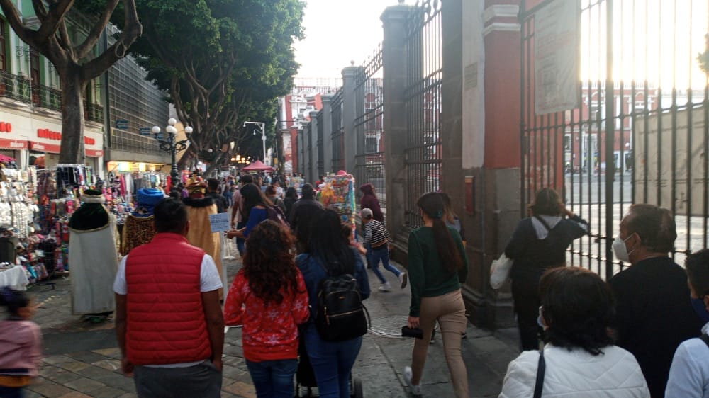 Foto: Cortesía Segom mantiene perifoneo para evitar aglomeraciones en el Centro Histórico