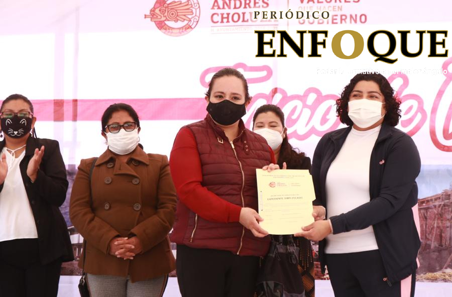 Foto: Cortesía Gobierno de San Andrés Cholula da comienzo a la construcción de nuevas aulas en Santa María Tonantzintla.