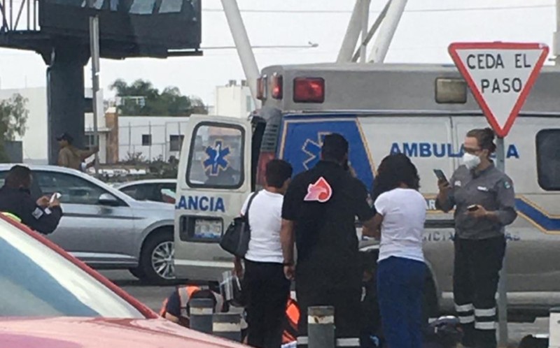 Foto: Cortesía Elemento de la ex Policía Federal pierde pie en accidente en Cholula