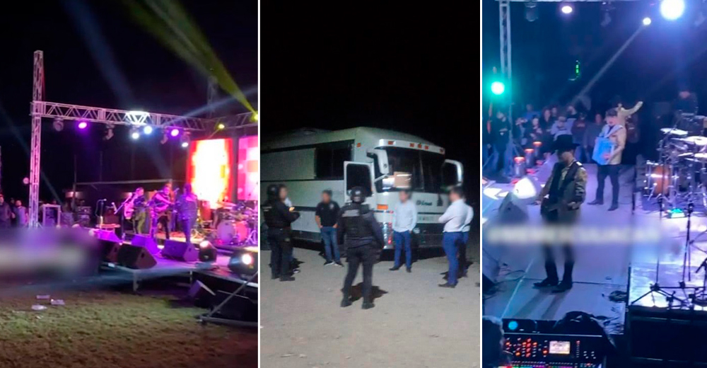 Foto: Cortesía Ejército dispersa mega posada organizada por los hijos de El Chapo
