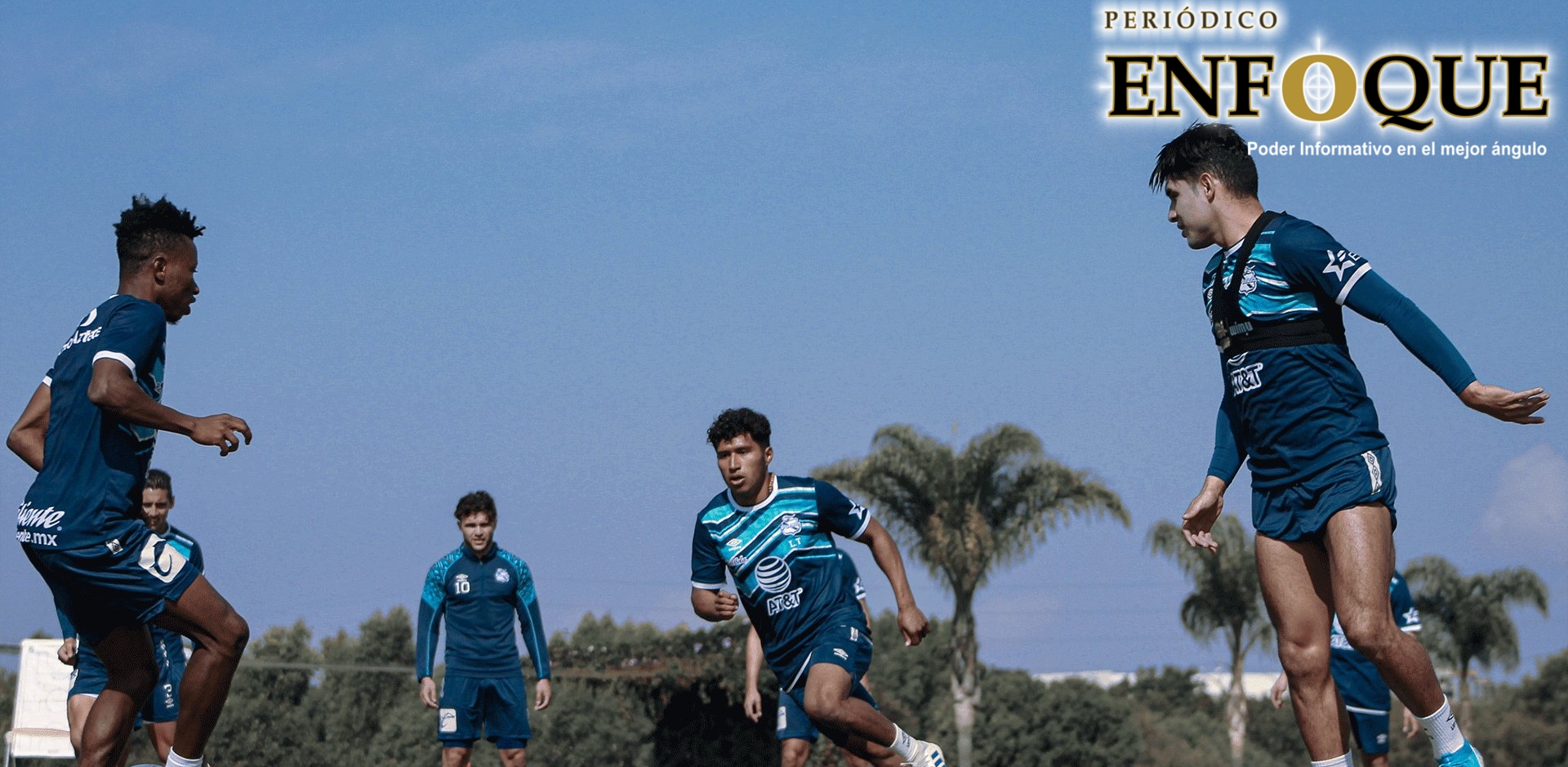 Foto: Cortesía Los nuevos fichajes del Club Puebla ya entrenan con el equipo en la pretemporada.