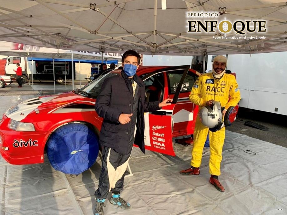 Foto: Cortesía El piloto poblano Alex Sánchez tuvo buena presentación en Barcelona