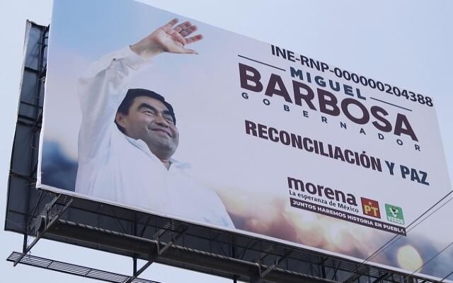 Foto: Cortesía Anuncios espectaculares que sean usados para propaganda electoral perderán su concesión, advierte Barbosa