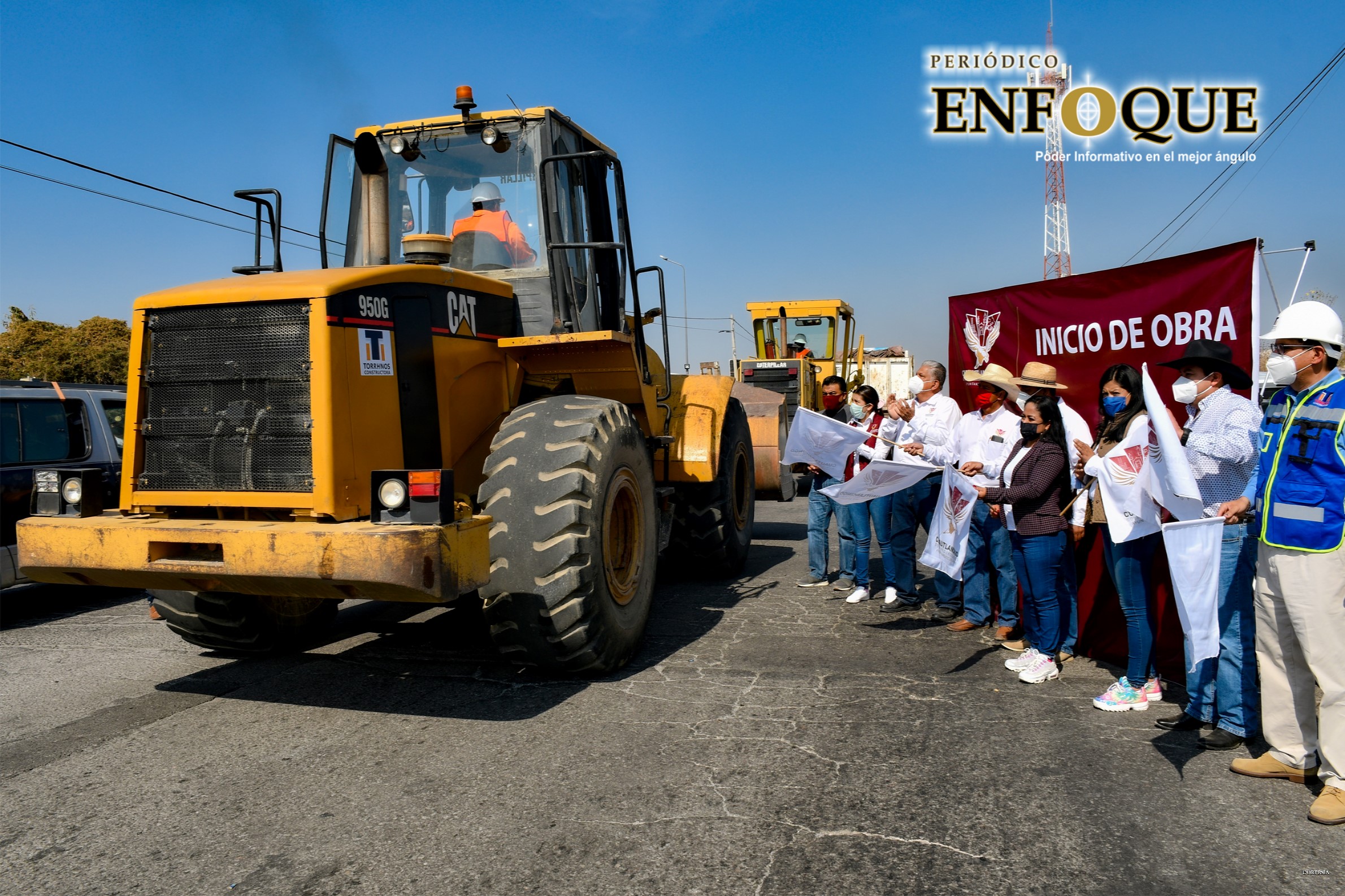 Foto: Cortesía Inicia reconstrucción de avenida México-Puebla en Cuautlancingo con 25 mdp