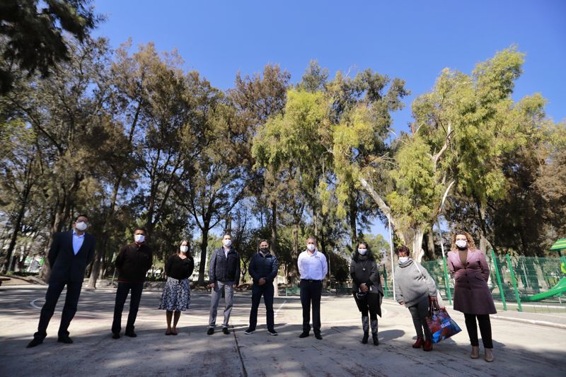 Foto: Cortesía Inicia la rehabilitación del Parque Hidalgo