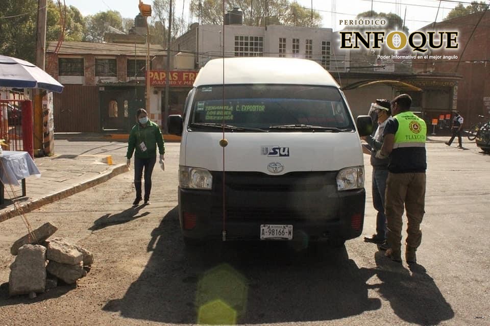 Foto: Cortesía Por no acatar medidas sanitarias, sancionan a operadores de transporte público