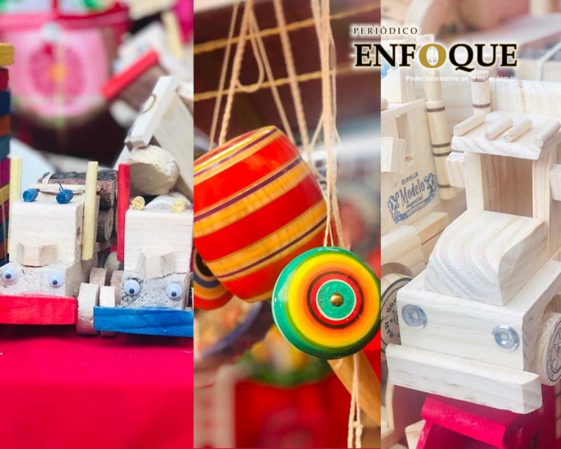 Foto: Marisol Oropeza Juguetes de madera en el olvido por los Reyes Magos