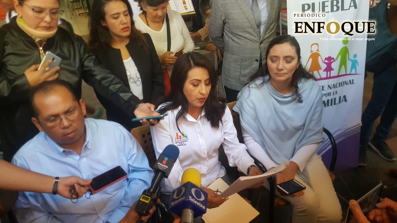 Foto: César Valdez Frente Nacional por la Familia en Puebla rechaza matrimonios igualitarios (Video)