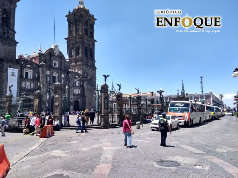 Foto: César Valdez En la capital poblana está todo listo para el primer Macrosimulacro Nacional del 2020