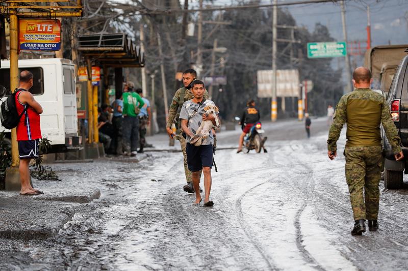 Foto: Cortesía Más de 30 mil afectados por volcán 'Taal' en Filipinas