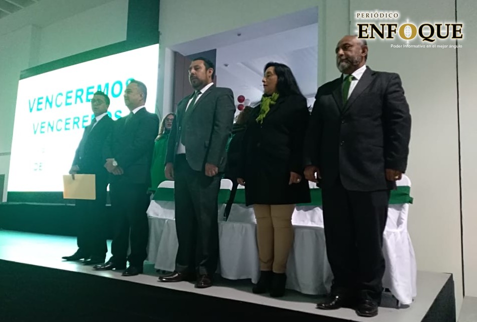 Foto: Rommel Pichardo Reeligen como Secretario General del 7 de Mayo a Edgar Tlapale