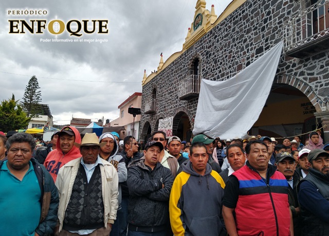 Foto: Omar Sánchez Suspenden asamblea por “roces” entre inconformes y defensores de edil de San Nicolás de los Ranchos