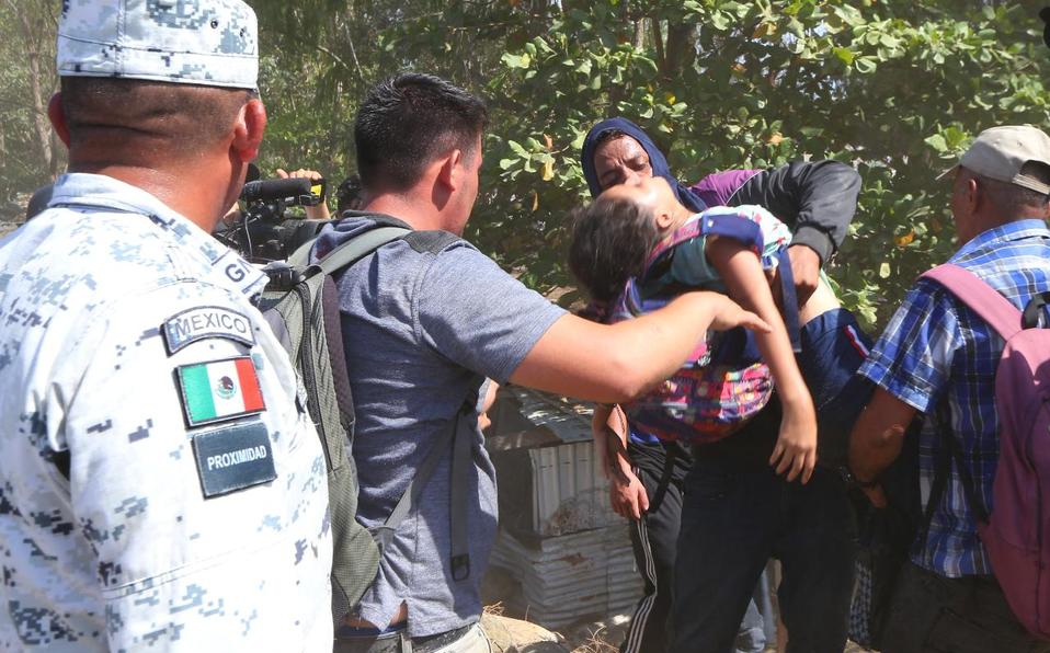 Foto: Cortesía INM justifica actuación de Guardia Nacional contra migrantes en frontera sur