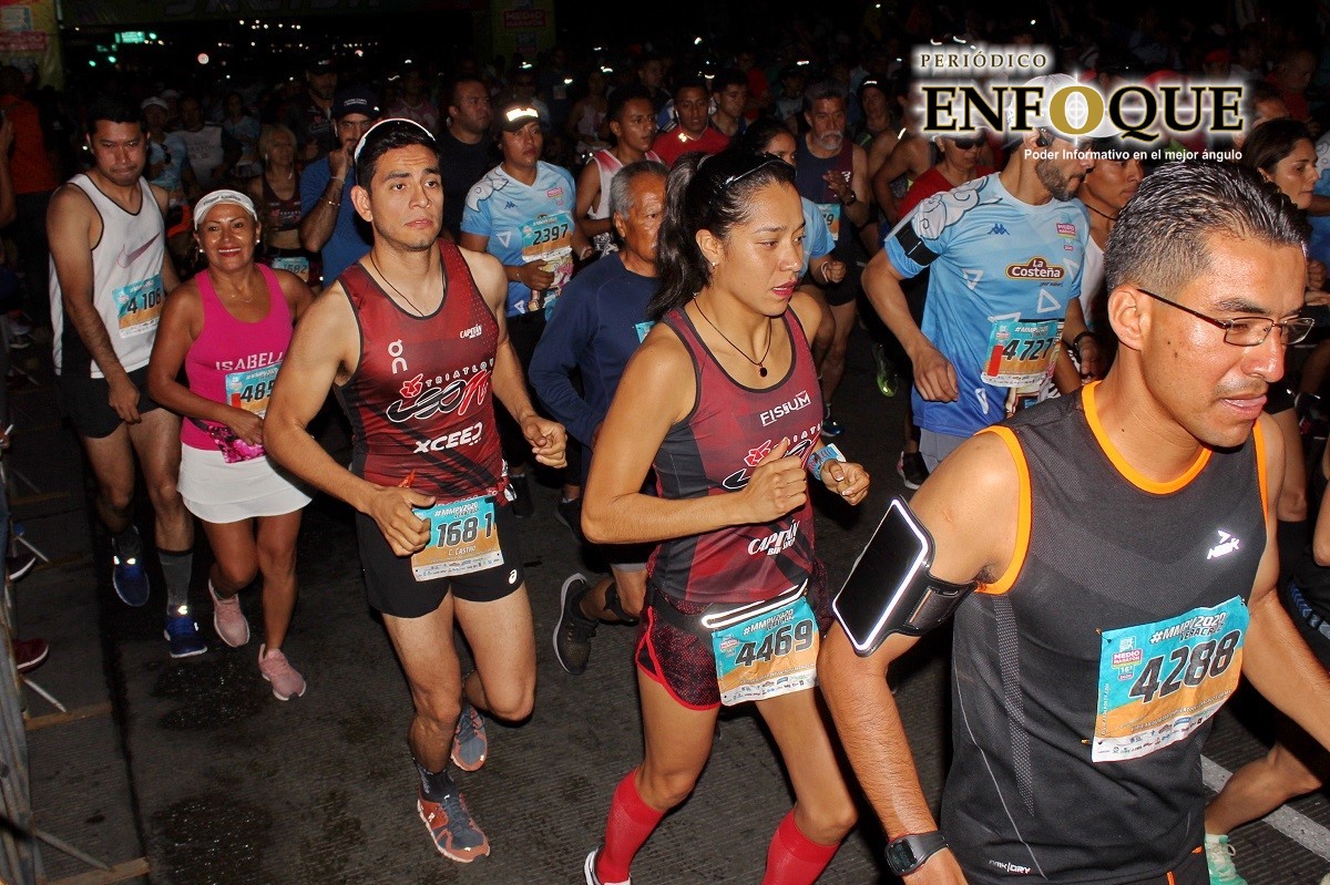 Foto: Cortesía Poblanos "invadieron" el Medio Maratón del Puerto de Veracruz