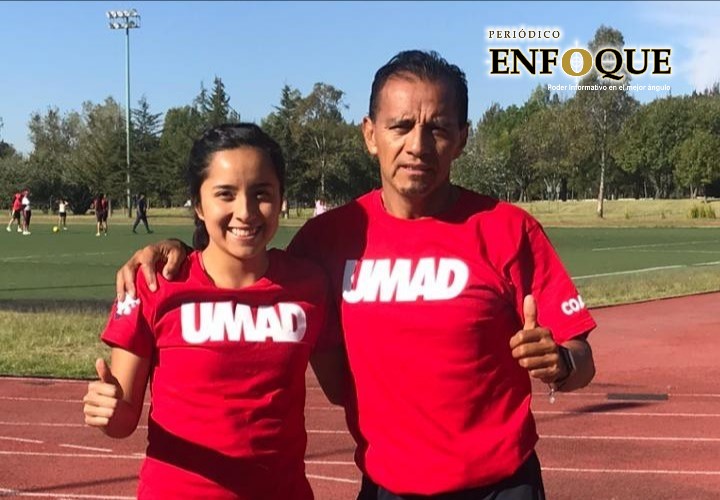 Foto: Antonio Zamora María Fernanda Hernández, atleta UMAD, quiere ser la mejor del país