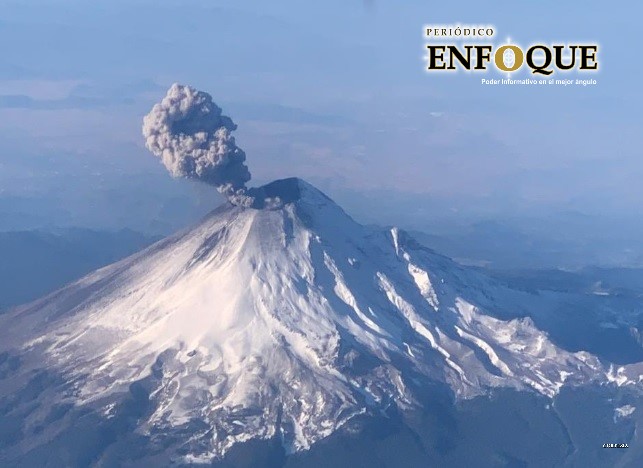 Así fue la explosión del Popocatépetl durante la madrugad de este martes (Video)