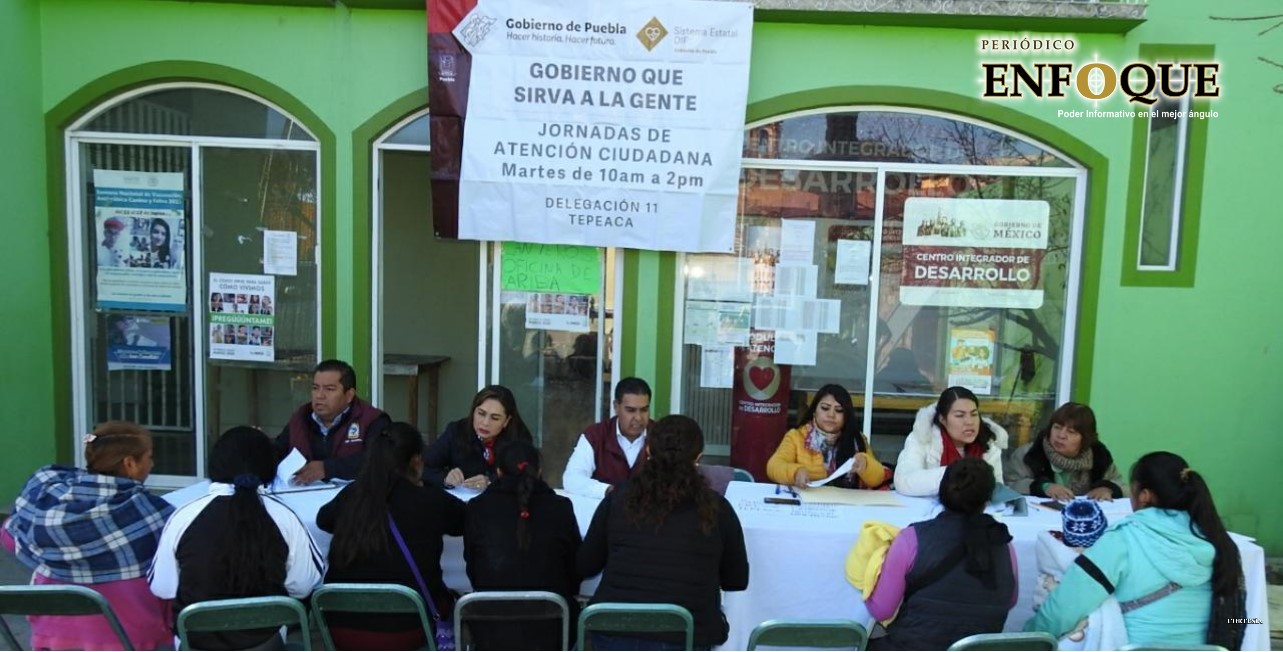 SEDIF realiza la Jornada de Atención ciudadana en Tepeaca  
