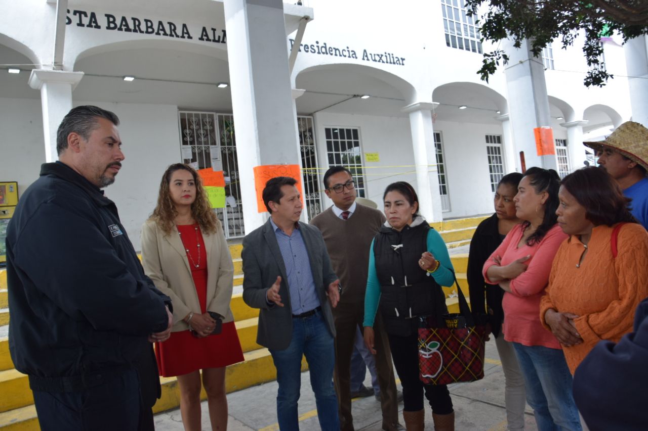 Foto: Cortesía Reabre el gobierno municipal palacio auxiliar de Santa Barbara Almoloya; se reactivan servicios