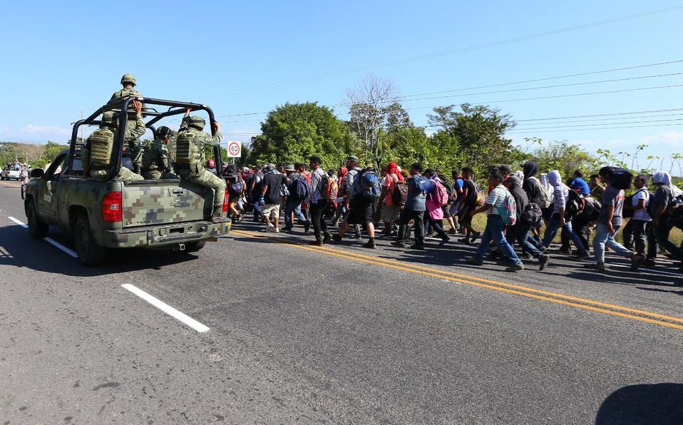 Foto: Cortesía Caravana migrante hace parada en busca de asilo en Chiapas