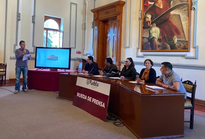 Foto: Cortesía  Habrá en la capital poblana Macro Jornadas para el Bienestar