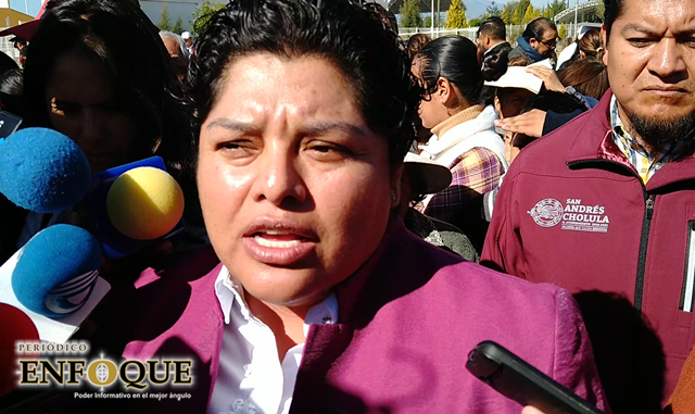 Foto: Omar Sánchez Pide Karina Pérez Popoca liberación del activista Miguel López Vega