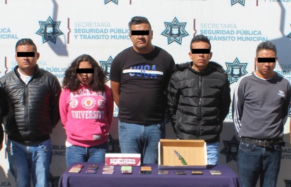Foto: Cortesía  En la colonia Xonaca, desarticulan banda dedicada al robo a transporte público