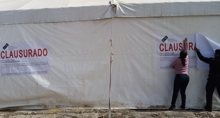 Clausuran obras de drenaje de río Metlapanapa tras liberación de Miguel López Vega 