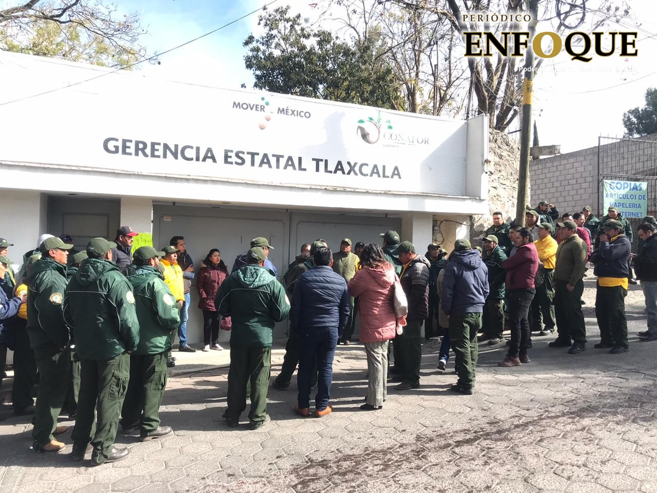 Foto: Rommel Pichardo Brigadistas de Conafor exigen insumos de calidad