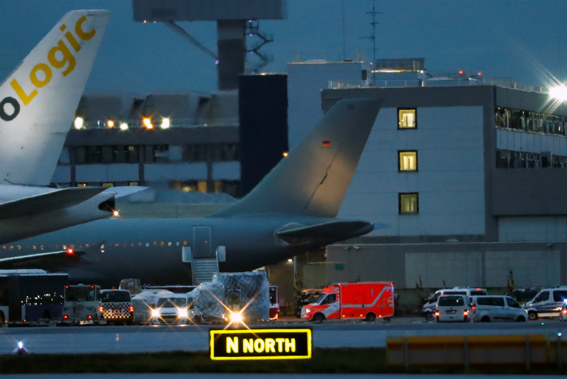 Foto: Cortesía Aterriza en Frankfurt vuelo con 102 alemanes evacuados de Wuhan
