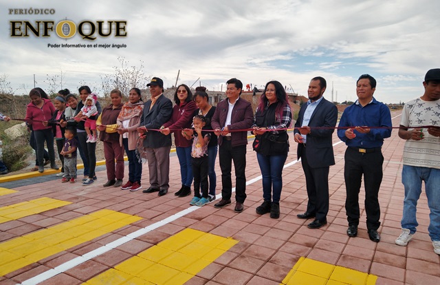 Entregan pavimentación de calle donde se ubicará el Complejo de Seguridad de Coronango 